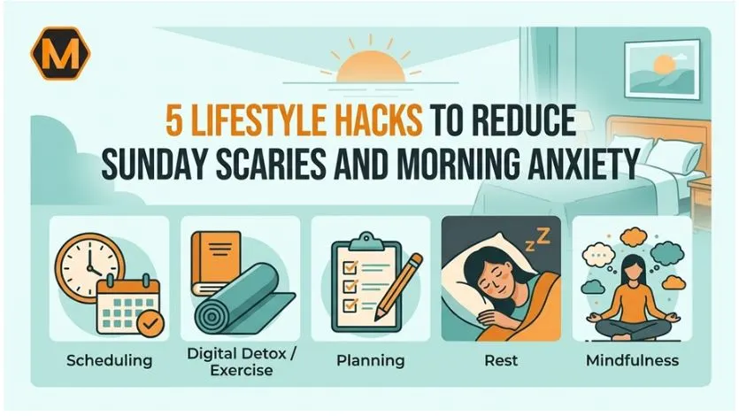 5 Hacks to Beat Sunday Scaries & Reduce Morning Anxiety Now