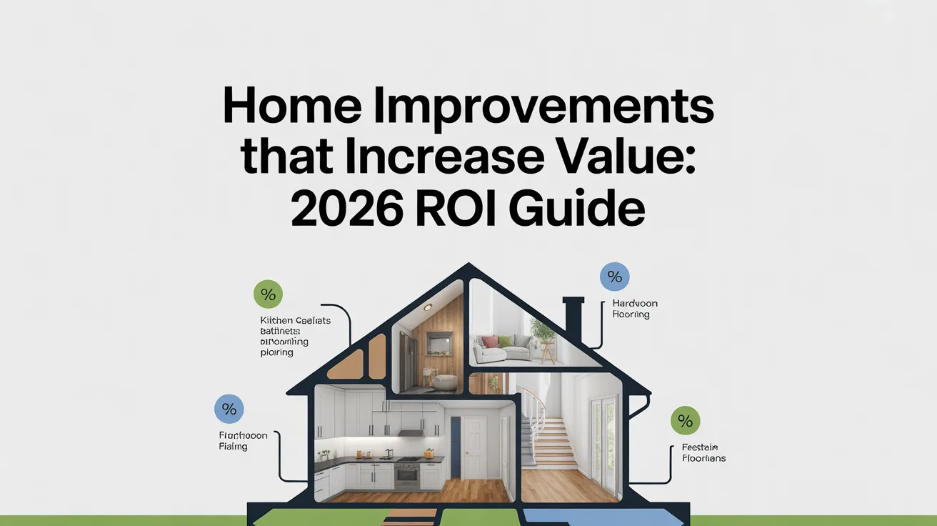Home Improvements That Increase Value: 2026 ROI Guide